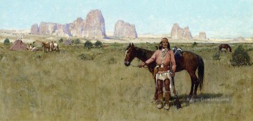  henry werke - Krieger und Tipis West Indian Ureinwohner Amerikas Henry Farny